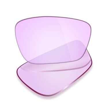 Imagem de Mryok Lentes de reposição UV400 para óculos Oakley Crosslink Sweep OX8031 55 mm, HD Polarized, proteção UV, resistente a impactos e ajuste perfeito - rosa claro baixo