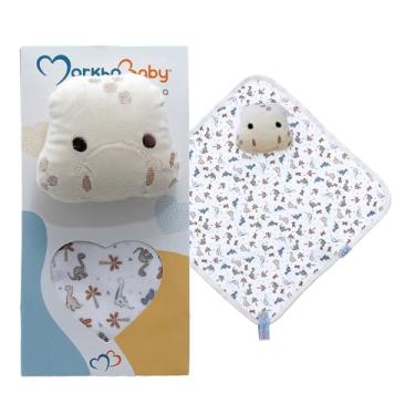 Imagem de Naninha Bebê + Bichinho Pelúcia Paninho Prendedor De Chupeta (DINO)