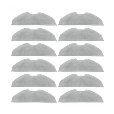 Imagem de Compatible With Eufy X8 Pro Robot Vacuum Cleaner Parts Main Side Brush Hepa Filter Mop Cloth Rag Dust Bag Accessories Replacement Spare Part(12 PCS Mop)