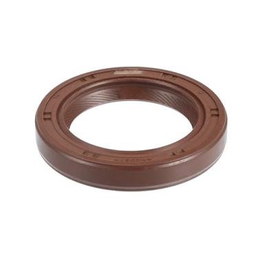 Imagem de uxcell Vedação de óleo do virabrequim do motor para Mitsubishi Eclipse 1990-2012 para Mitsubishi Lancer 2002-2007 Junta de vedação de manivela de motor marrom de borracha durável