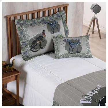 Imagem de Kit Edredom Infantil 4 Peças 300 Fios Com Porta Travesseiros e Almofada Completa