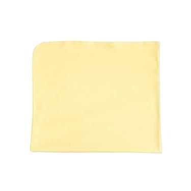 Imagem de Manta Cueiro Bebê de Malha Macia Com Viés 100% Algodão 80x90cm (Amarelo)