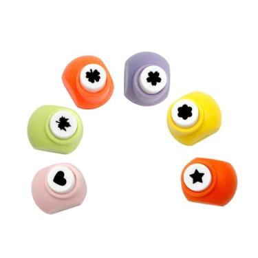 Imagem de Fancyes 6 peças de furador para artesanato, conjuntos de furadores de papel, faça você mesmo, artesanato para unhas, furadores para scrapbook, mini cortador