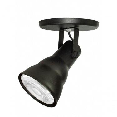 Imagem de Spot De Sobrepor Hol Circular E27 Preto Taschibra