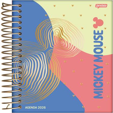 Imagem de Agenda Diária Mickey Arts 352 Páginas 13,3x17,8cm Jandaia Capa Dura
