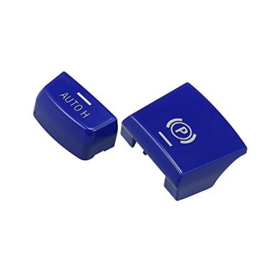 Imagem de Motoforti Capa de botão AUTO H com pés curtos P, para BMW X3 2014-2017, ABS PC, azul, 2 peças