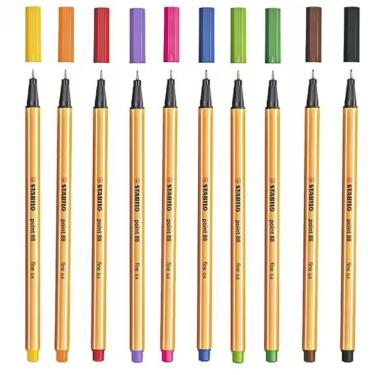 Imagem de Caneta Hidrográfica Fine Point 88 Stabilo Azul Escuro 88/41