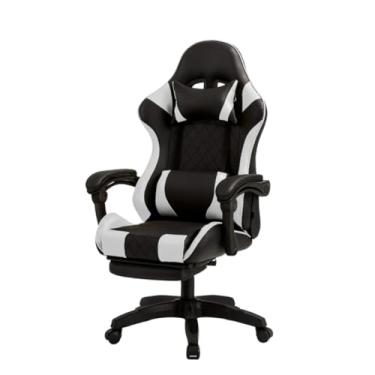 Imagem de Cadeira Gamer Escritório Home Office Lods Gamers Giratoria Cadeira Estilosa Elegante Ergonômica Top (branca)