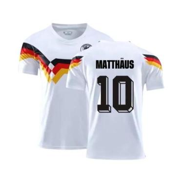 Imagem de Camisa De Futebol Da Seleção Alemã Euro Cup Para Meninos E Meninas, Rá