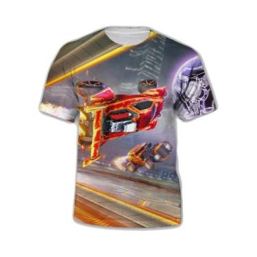 Imagem de Design criativo do jogo Rocket League, camiseta legal e moderna com pe