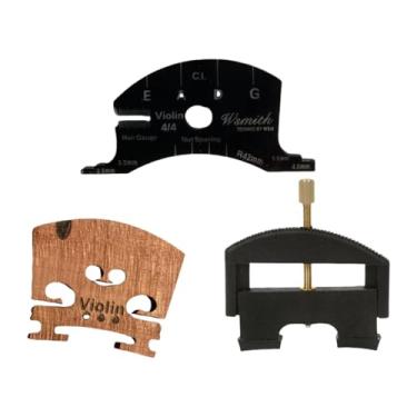 Imagem de Yunhgft Levantador de Cordas 4/4 Ferramenta de Reparo E Ajuste de Ponte de Violino Acessório Musical de Madeira Adequado para Iniciantes E Profissionais, Estilo B