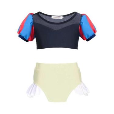 Imagem de Conjunto De Maiô De Princesa Sereia Para Meninas, Moda De Verão Para P