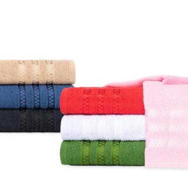 Imagem de Kit 2 Toalhas de Banho Algodão - Conforto e Absorção Rápida Toalha Macia para Banheiro Diversas Cores (Cores Sortidas)