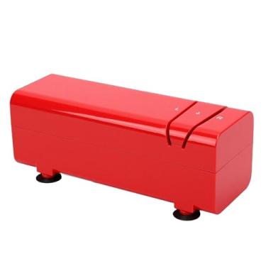 Imagem de Asixxsix Afiador de Lâmina Elétrico, Afiador de Faca Profissional de 2 Estágios Com Base Estável Antiderrapante para Facas Retas e Serrilhadas, Facas de Cozinha e Tesouras