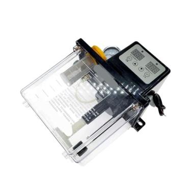 Imagem de Bomba de lubrificante, 0,5L 1L 2L, bomba de óleo lubrificante automática, lubrificador de bomba de lubrificação eletromagnética CNC (bomba solenoide de 1L)
