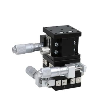 Imagem de Aoleaby Plataforma de deslocamento manual, eixo XYZ 40 x 40 mm LGD40-L estação de corte fino, mesa deslizante de estágio linear, tipo esfera de aço