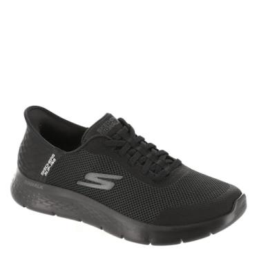 Imagem de Skechers Tênis masculino Go Walk Flex-Hands Up, Preto/preto, 8.5 Wide