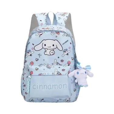 Imagem de Mochila Escolar De Anime Cute Hello Kitty Kuromi Cinnamoroll Para Meni