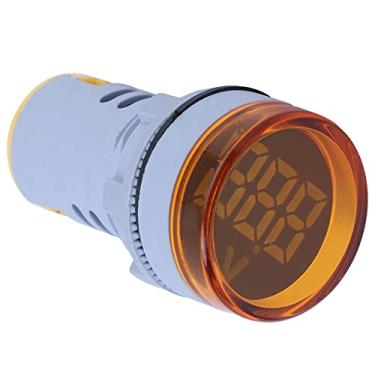 Imagem de Fafeicy Indicador Digital de Tensão, Plástico, Monitor de Medidor de Tensão AC 60V a 500V, 20Hz a 75Hz, para Máquinas Elétricas e Telecomunicações (Amarelo)