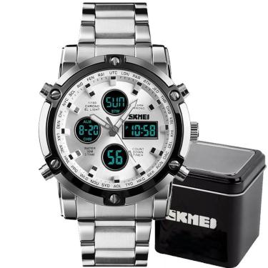 Imagem de Relógio Masculino Skmei 1389 Á Prova D'água 30m Digital Esportivo Luxo-Masculino