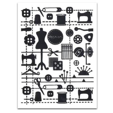 Imagem de Placa de Emboss AM 10x15 - Costura - Art & Montagem