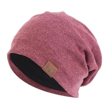 Imagem de Gorro Unissex De Cor Sólida Para Dormir, Touca Para Quimioterapia, Ace