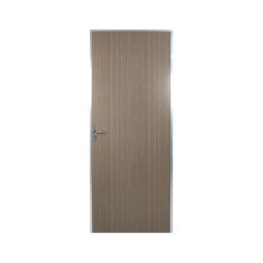 Imagem de Kit Porta de Madeira Lisa 212x85cm com Batente de Alumínio 3,6cm Ecoma