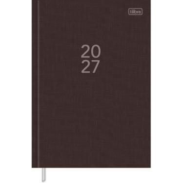 Imagem de Agenda Executiva Costurada Diária 13,4 x 19,2 cm Milano Cores 2027 Til