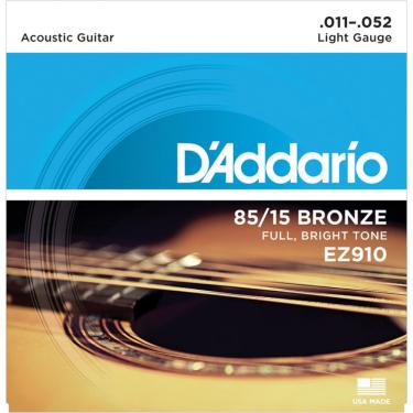 Imagem de Encordoamento 0.11 para Violão Aço D`Addario EZ910-B