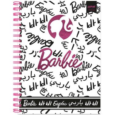 Imagem de Caderno universitário capa dura 1x1 80 folhas, Barbie, Spiral, 2276489 - pt 1 un