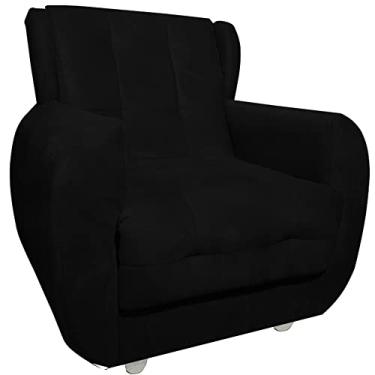 Imagem de Poltrona Amamentação Lyla + Puff Preto