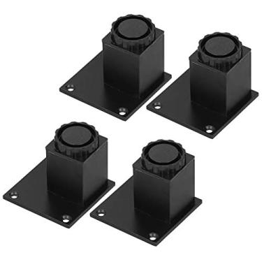 Imagem de 4 pçs/set pode ser girado quadrado ajustável pés de armário móveis pés de armário sofá pés de apoio para móveis como sofá cama mesa de centro (1 #)