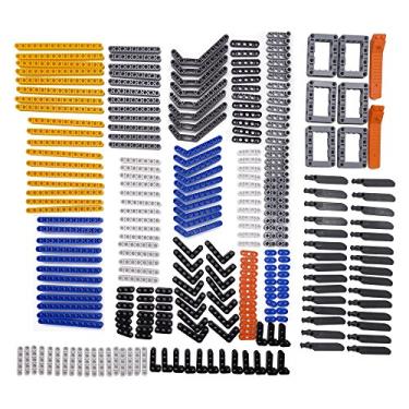 Imagem de LOONGON Technic Liftarm Brick Separator Chassis Frame Liftarm Beam Rotor Helicopter - 280 Pieces Beams Axles Connectors Bricks Sets Technic Beams