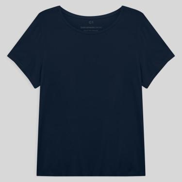Imagem de Camiseta Feminina Plus Gola C Modal Tech T-Shirt-Feminino