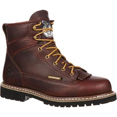 Imagem de Georgia Boot Bota de cano médio unissex Gbot053 para adultos, Chocolate, 8.5 Wide
