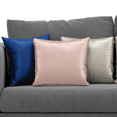 Imagem de Kit com 3 Capas Luxuosas para Almofadas Várias Cores 44x44 - ARADECOR,
