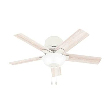 Imagem de Hunter Fan Company Ventilador de teto 51588 Fitzgerald, 44, branco fosco