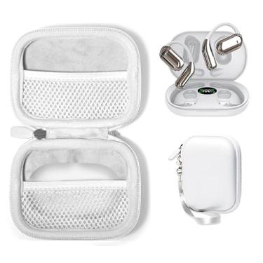Imagem de CaseSack Capa para fones de ouvido EUQQ Open Ear Bluetooth 5.4 (branco)