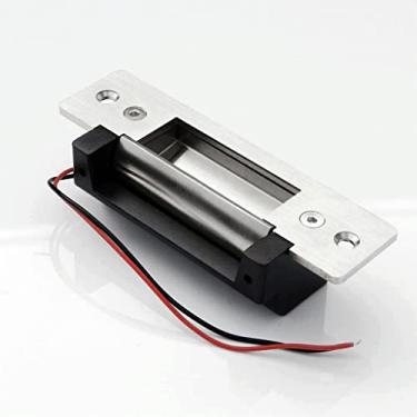 Imagem de Fechadura elétrica de porta 2025 atualizada padrão ANSI para sistema de controle de acesso à porta, trava cilíndrica de controle de acesso ajustável à prova de falhas (tensão de entrada 12 VDC), preta