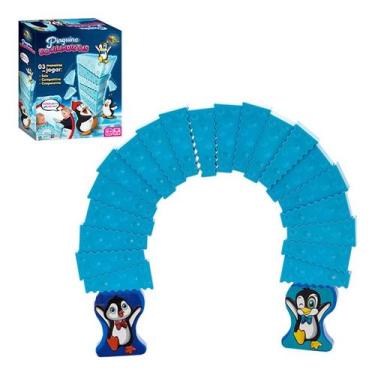 Imagem de Jogo Divertido Pinguim Bloco Gelo Equilibrista Equilibrio - Art Brink,
