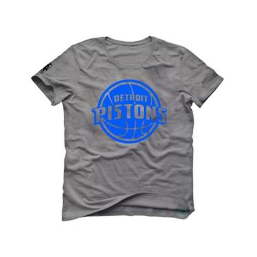 Imagem de Camiseta  Detroit Pistonss Basquete Derrick Rose Ben Wallace - Loja Wh