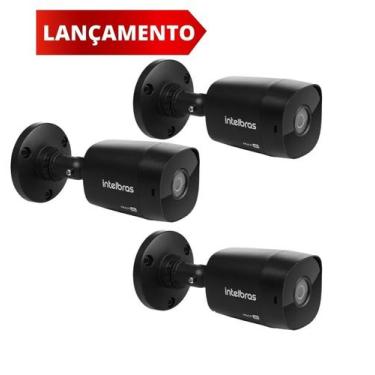 Imagem de 3 Câmeras Infravermelho Vhd 1220 B Fullhd Black Intelbras