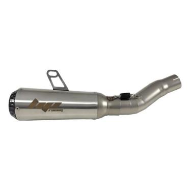 Imagem de Escapamento Esportivo Ponteira Esportiva Compátivel Com Kawasaki Z900 - Material Em Aço Inox - GP Bocal Carbono HP Racing