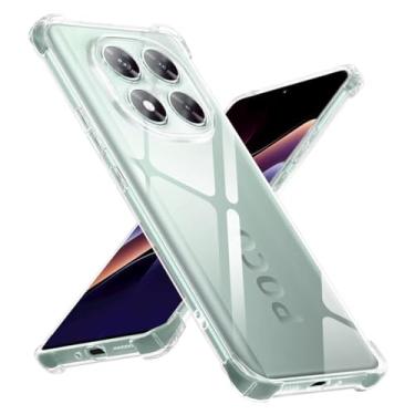 Imagem de Capa Capinha Anti Impacto Transparente Compatível Com Poco X7 5G Tela de 6.67 Polegadas - (Hard Glass Store)