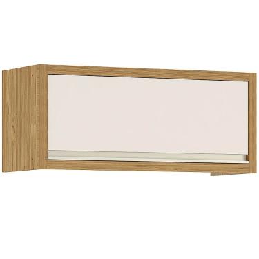 Imagem de Armário Aéreo Lisboa 80cm 1 Porta Itatiaia Cor Off White