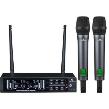 Imagem de Microfone Sem Fio Harmonics Hsf-300 Duplo