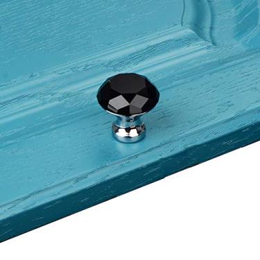 Imagem de Puxadores de gaveta de cristal, puxador de gaveta de armário puxador de gaveta de cristal diamante puxador de porta cômoda armário puxadores de móveis guarda-roupa armário puxador de armário colorWhi