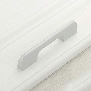 Imagem de Puxador de porta de armário de guarda-roupa alongado, puxadores de cozinha de móveis de liga de alumínio, armário de bar armário de TV mesa de cabeceira de banheiro puxadores de gaveta de cômoda, com