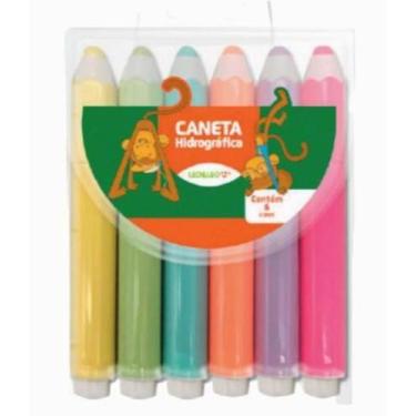 Imagem de Canetinha Hidrográfica Leo e Leo Formato Lápis C/6 Cores - Leo & Leo