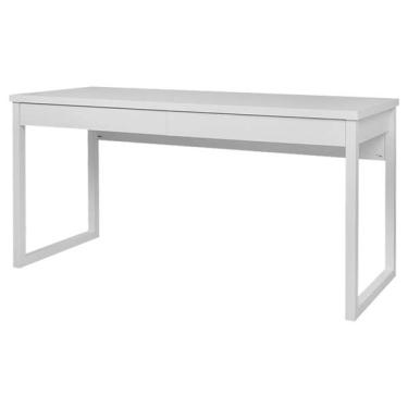 Imagem de Escrivaninha Com Gavetas 160 Cm Duna - Branco Giz - Meu Móvel